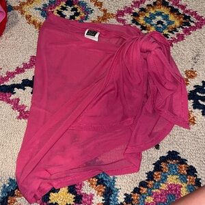 shein pink sarong, size S worn once